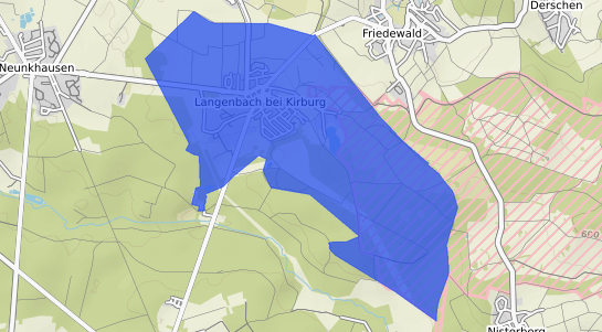 Bodenrichtwertkarte Langenbach bei Kirburg